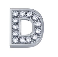 Charm Elements in Oro bianco Diamante DCHF3319D.002